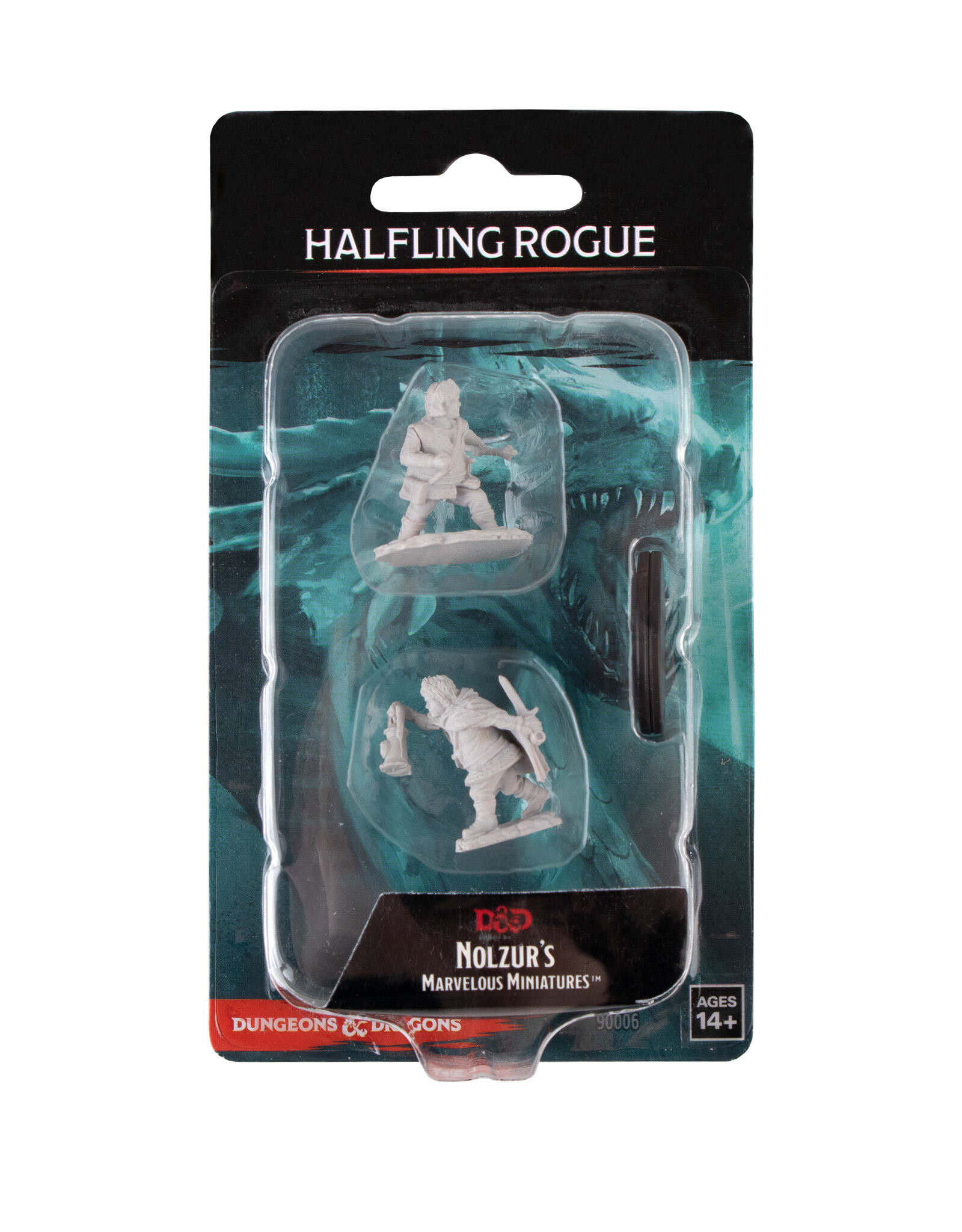 WIZKIDS Dungeons & Dragons Nolzur`s Marvelous Unpainted Miniatures: W11 Male Halfling Rogue