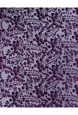 AITOH Aitoh Lokta Printed Wisteria Lavender on Purple 19.5" x 29.5"