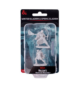 WIZKIDS Dungeons & Dragons Nolzur`s Marvelous Unpainted Miniatures: W15 Winter Eladrin & Spring Eladrin