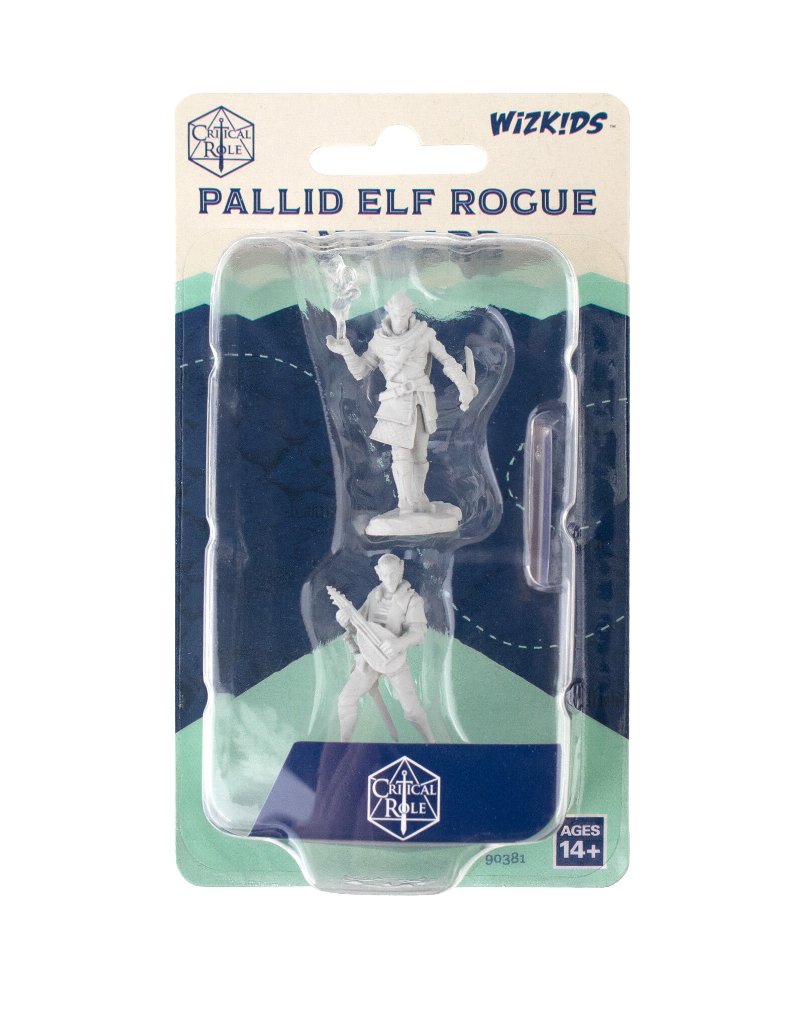 Critical Role  Miniatures Pallid Elf Rogue and Bard Male