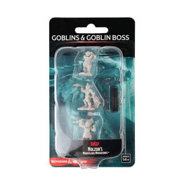 WIZKIDS Dungeons & Dragons Nolzur`s Marvelous Unpainted Miniatures: W12 Goblins & Goblin Boss