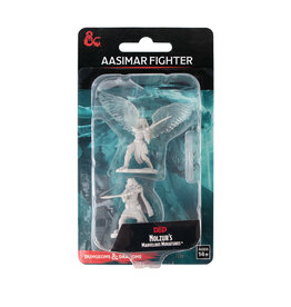WIZKIDS D&D Nolzur`s Marvelous  Miniatures  Female Aasimar Fighter