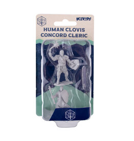 Critical Role Unpainted Miniatures: W01 Human Clovis Concord Cleric Male