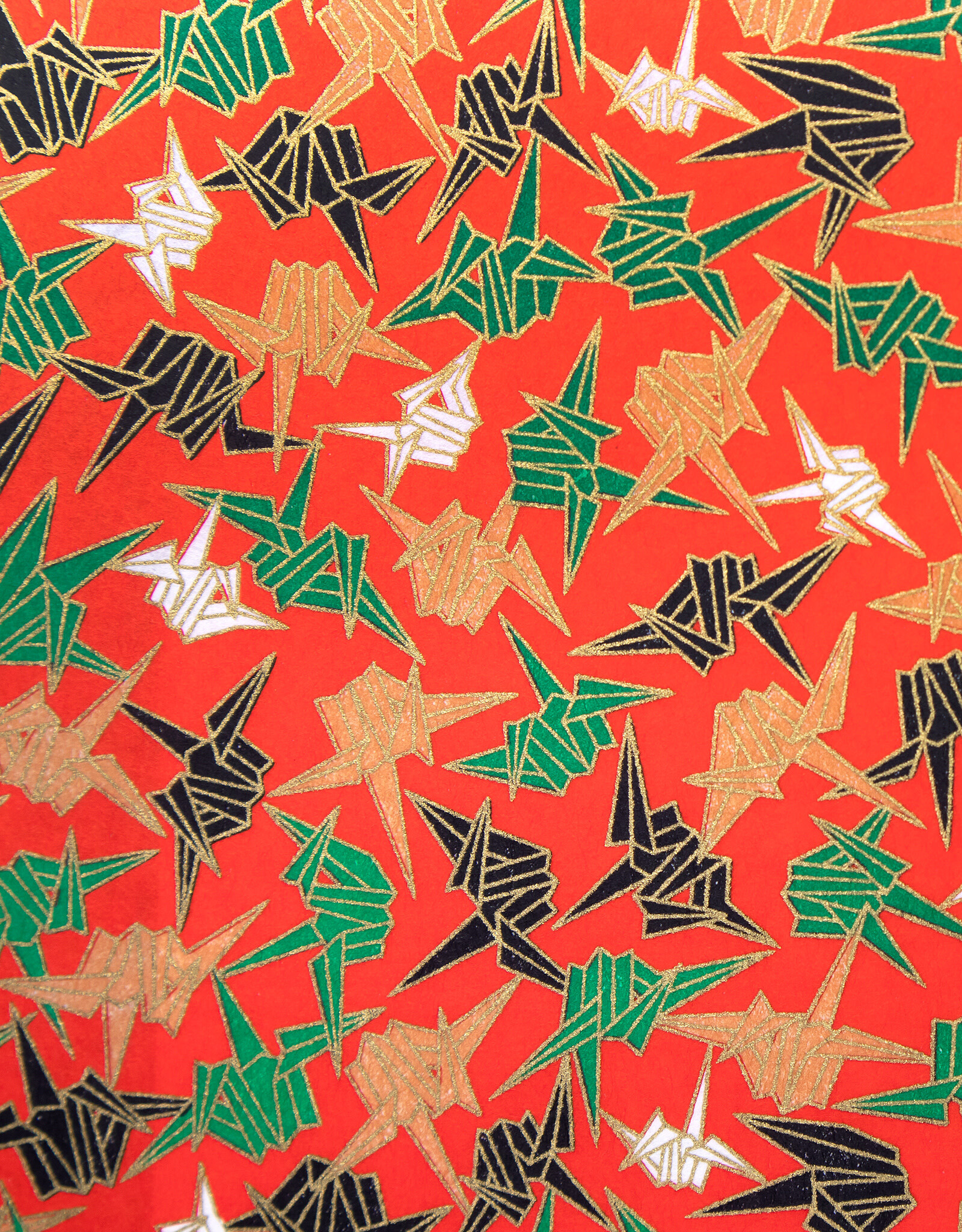 AITOH AITOH Yuzenshi: Aizome Cranes, 21½" x 31½"