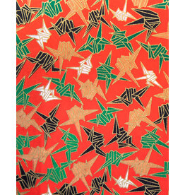 AITOH Aitoh Yuzenshi: Aizome Cranes, 21.5" x 31.5"