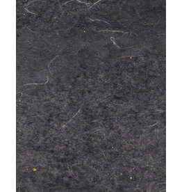 AITOH Aitoh Black Lace with Metallic Flakes, 21.5" x 31"