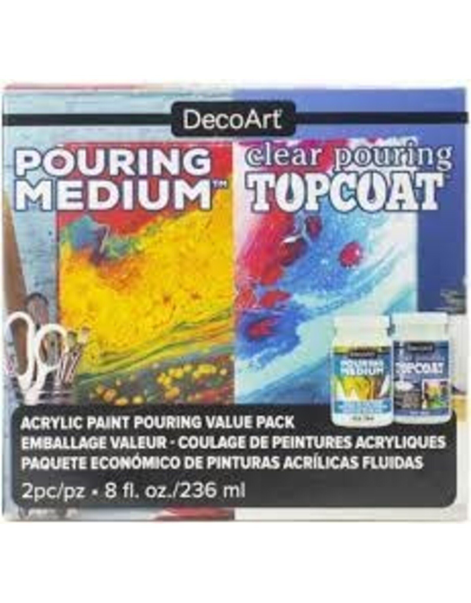 CLEARANCE DecoArt Acrylic Paint Pouring Value Pack