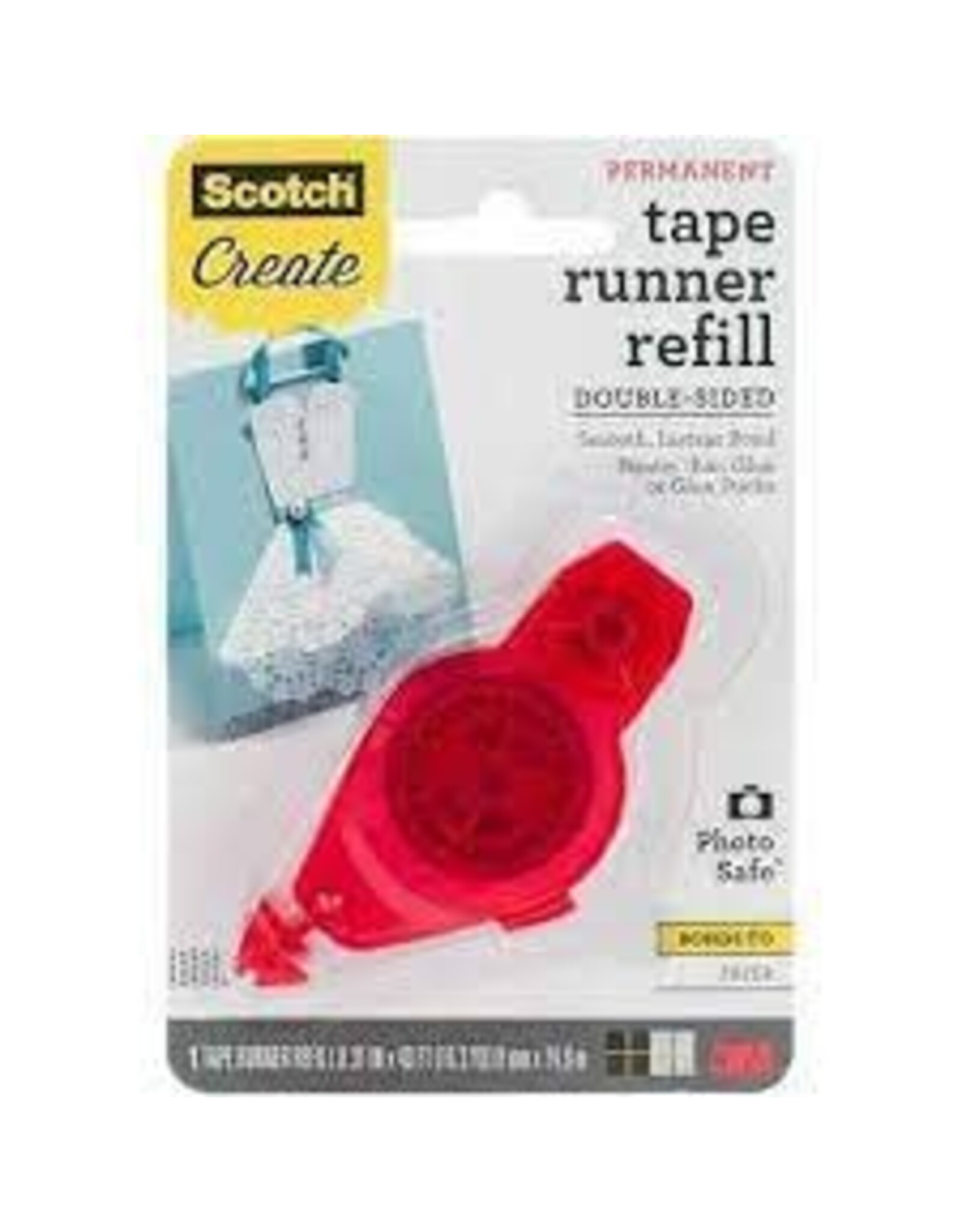 CLEARANCE Scotch Tape Runner Refill.31 in x 16.3 yd (055-R-CFT)