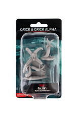 WIZKIDS Dungeons & Dragons Nolzur`s Marvelous Unpainted Miniatures: W12 Grick & Grick Alpha