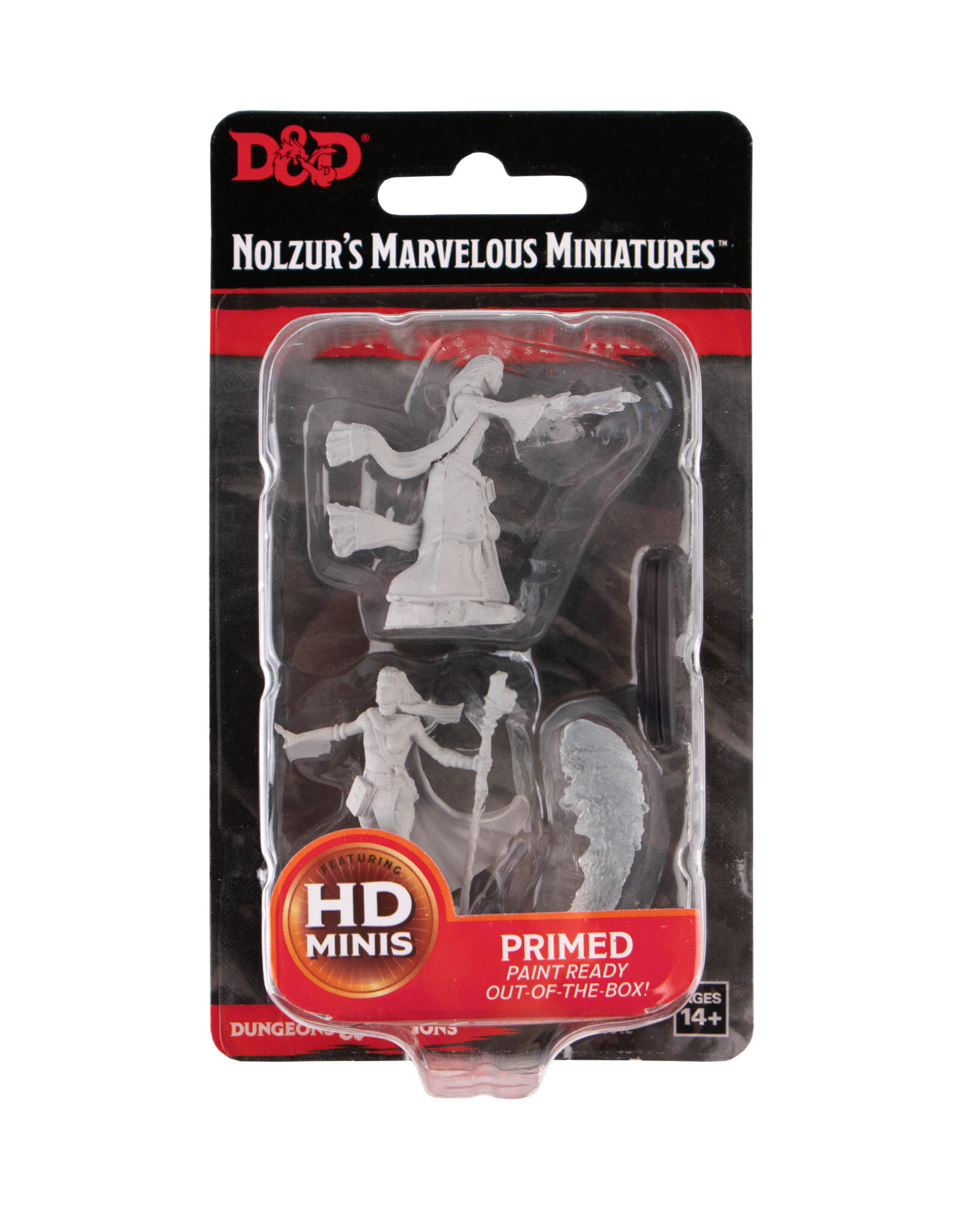 WIZKIDS Dungeons & Dragons Nolzur`s Marvelous Unpainted Miniatures: W11 Female Human Wizard