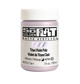 Golden Golden SoFlat Acrylic Paint, Titan Violet Pale 2oz