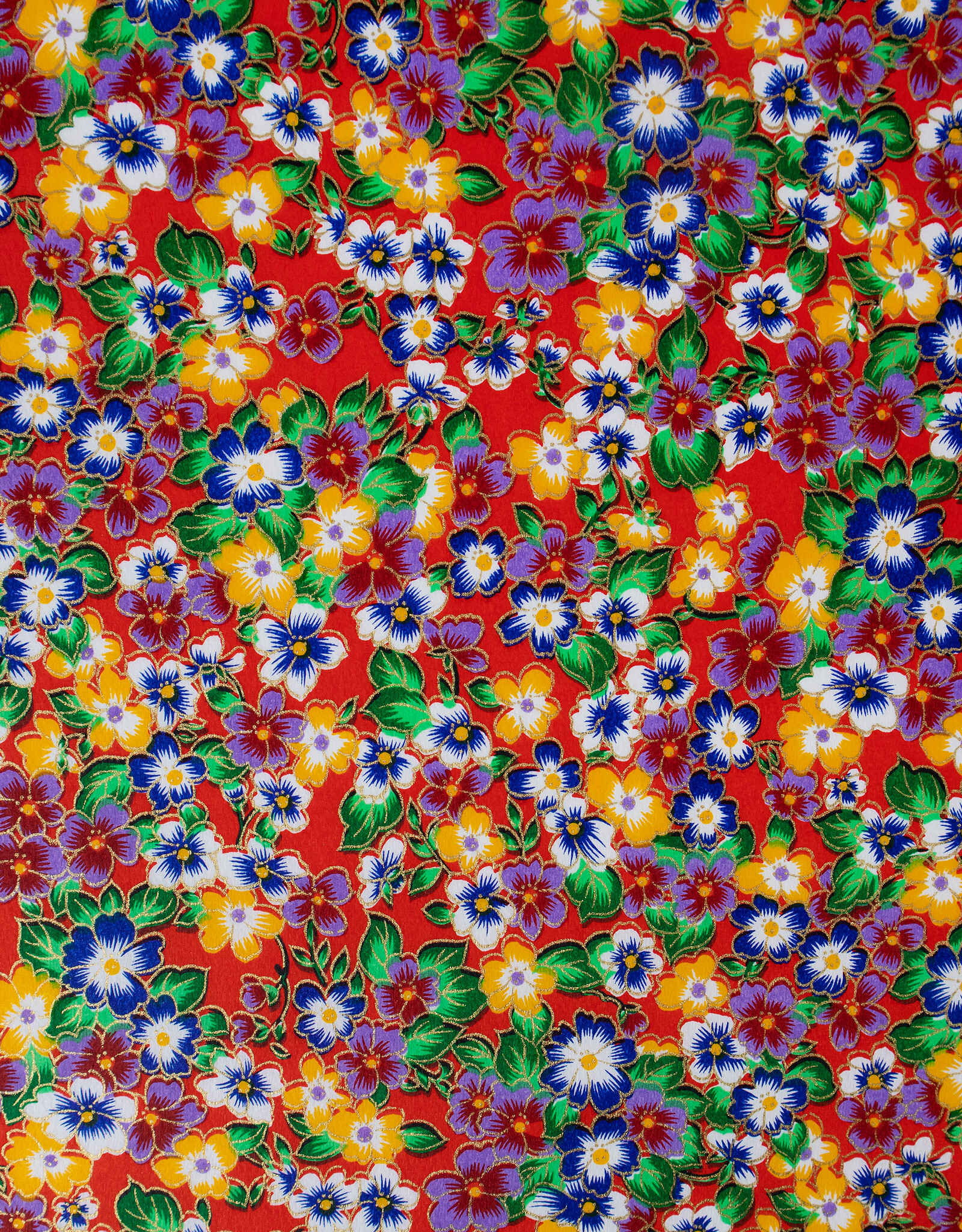 AITOH Aitoh Yuzenshi: Colorful Flowers, 21.5" x 31.5"