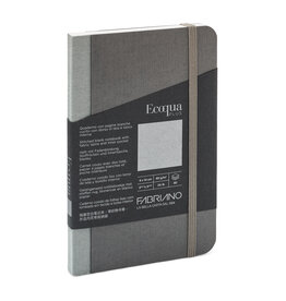 Ecoqua Plus Fabric Bound Notebook, Grey, 3.5” x 5.5”, Blank