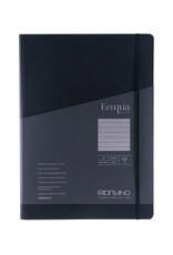 CLEARANCE Ecoqua Plus Hidden Spiral Notebook, Black, A4, Ruled