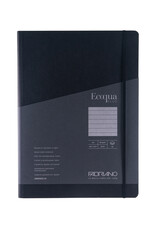 Ecoqua Plus Hidden Spiral Notebook, Black, A4, Ruled