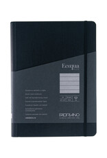 Ecoqua Plus Hidden Spiral Notebook, Black, A5, Ruled