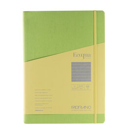 Ecoqua Plus Hidden Spiral Notebook, Lime, A4, Ruled