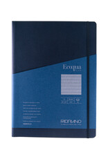 CLEARANCE Ecoqua Plus Hidden Spiral Notebook, Navy, A4, Ruled