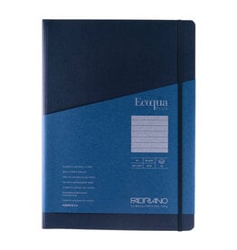 CLEARANCE Ecoqua Plus Hidden Spiral Notebook, Navy, A4, Ruled