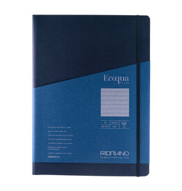 Ecoqua Plus Hidden Spiral Notebook, Navy, A4, Ruled