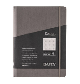 Ecoqua Plus Hidden Spiral Notebook, Grey, A5, Dotted
