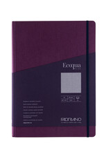 Ecoqua Plus Hidden Spiral Notebook, Wine, A4, Dotted
