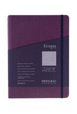 Ecoqua Plus Hidden Spiral Notebook, Wine, A5, Dotted Ecoqua Plus Hidden Spiral Notebook, Wine, A5, Dotted