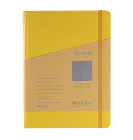 Ecoqua Plus Hidden Spiral Notebook, Yellow, A5, Dotted