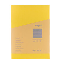 Ecoqua Plus Glue Bound Notebook, Yellow, A4, Ruled