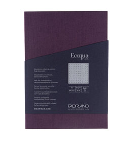 Ecoqua Plus Glue Bound Notebook, Wine, A5, Dotted