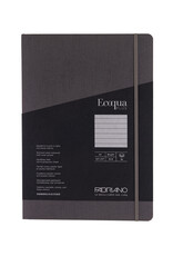 CLEARANCE Ecoqua Plus Sewn Spine Notebook, Grey, A4, Ruled