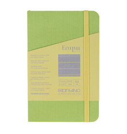 Ecoqua Plus Sewn Spine Notebook, Lime, 3.5” x 5.5”, Ruled