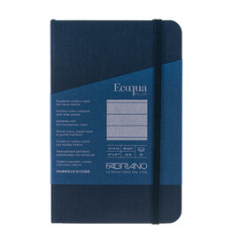 Ecoqua Plus Sewn Spine Notebook, Navy, 3.5” x 5.5”, Ruled