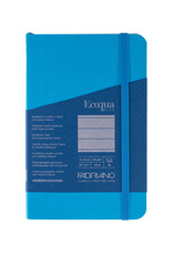 Ecoqua Plus Sewn Spine Notebook, Turquoise, 3.5” x 5.5”, Ruled
