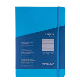 Ecoqua Plus Sewn Spine Notebook, Turquoise, A5, Ruled