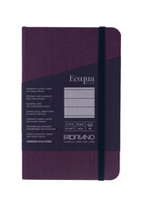 Ecoqua Plus Sewn Spine Notebook, Wine, 3.5” x 5.5”, Ruled