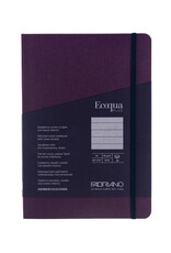 Ecoqua Plus Sewn Spine Notebook, Wine, A5, Ruled