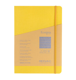 CLEARANCE Ecoqua Plus Sewn Spine Notebook, Yellow, A5, Ruled