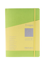 CLEARANCE Ecoqua Plus Sewn Spine Notebook, Lime, A4, Dotted