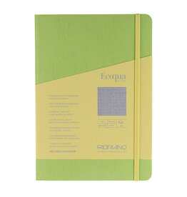 Ecoqua Plus Sewn Spine Notebook, Lime, A5, Dotted