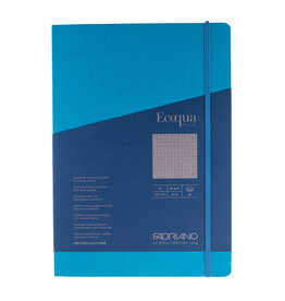 CLEARANCE Ecoqua Plus Sewn Spine Notebook, Turquoise, A4, Dotted
