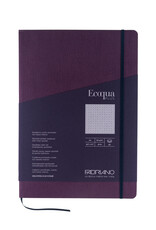 Ecoqua Plus Sewn Spine Notebook, Wine, A4, Dotted