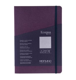 Ecoqua Plus Sewn Spine Notebook, Wine, A5, Dotted