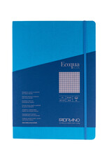 Ecoqua Plus Sewn Spine Notebook, Turquoise, A4, Graphed