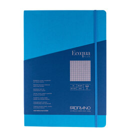 Ecoqua Plus Sewn Spine Notebook, Turquoise, A4, Graphed