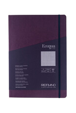 Ecoqua Plus Sewn Spine Notebook, Wine, A4, Graphed