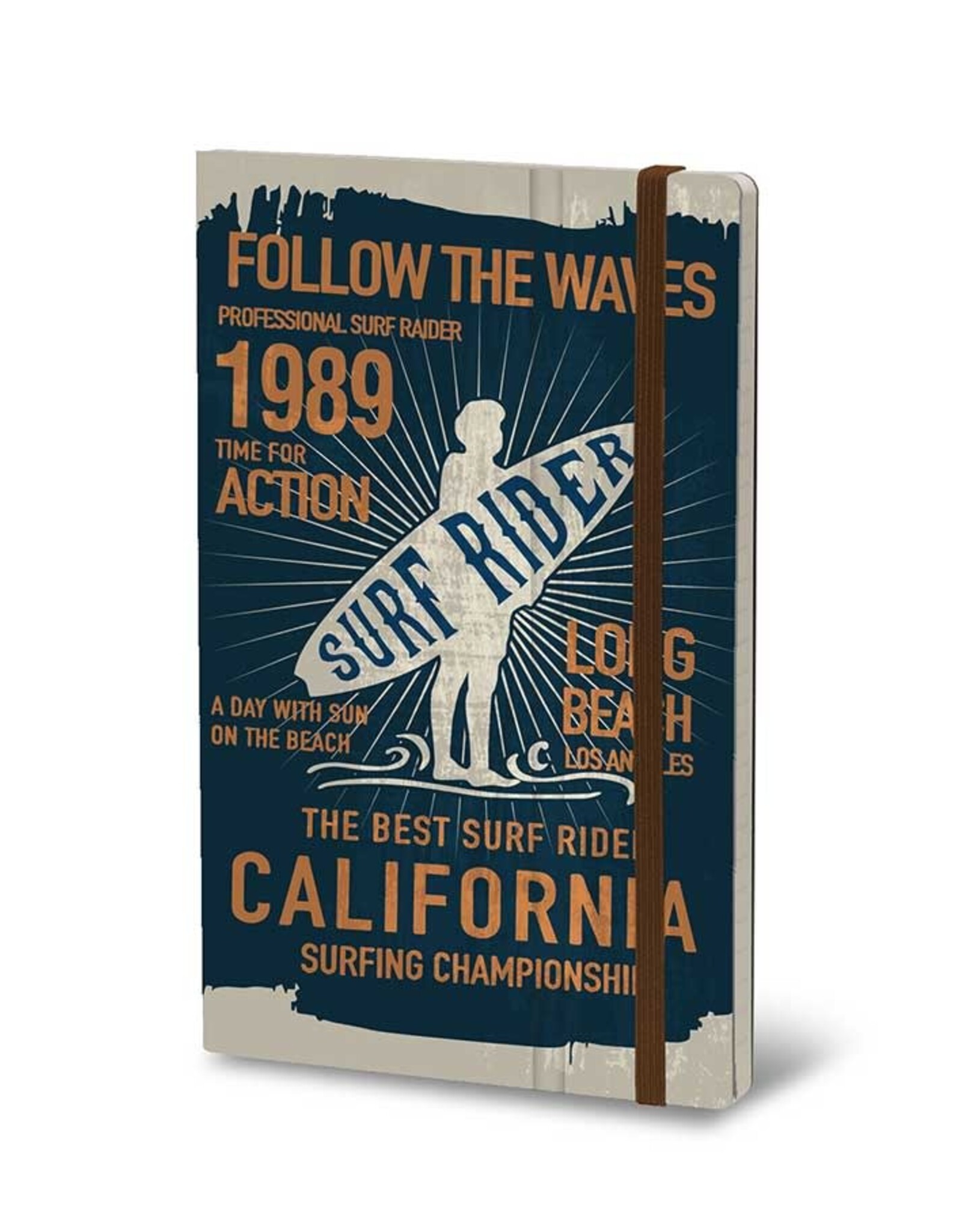 Giuliano Mazzuoli CLEARANCE Stifflex Notebook,  13 X 21 Cm, Surf Rider Blue