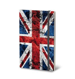 CLEARANCE Stifflex Notebook,  13 X 21 Cm, God Save The Queen (Uk Flag)