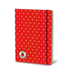 Giuliano Mazzuoli Stifflex Notebook,  15 X 21 Cm, Strawberry