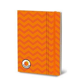 Giuliano Mazzuoli CLEARANCE Stifflex Notebook,  15 X 21 Cm, Tangerine